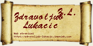 Zdravoljub Lukačić vizit kartica